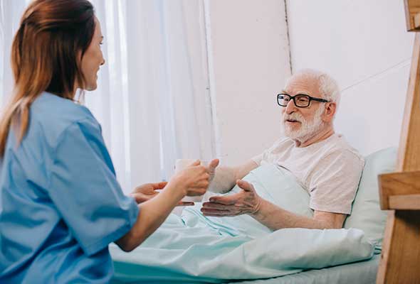 patient on hospice care in Burbank, CA